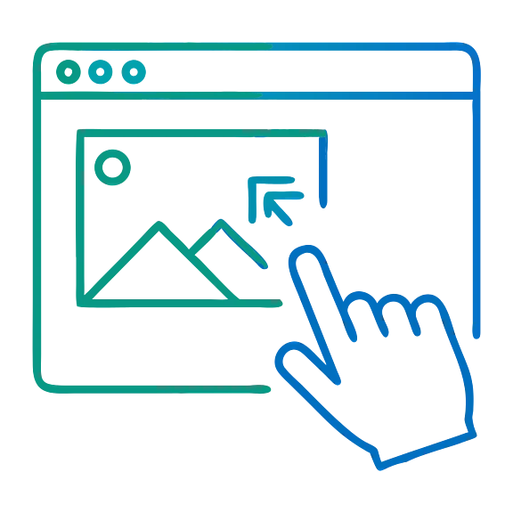 Symbol für Drag-and-Drop-Funktion
