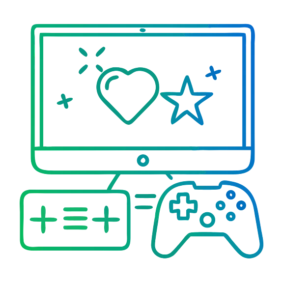 Symbol für Spieleentwicklung